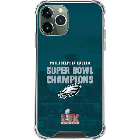 NFL Philadelphia Eagles Super Bowl LIX Champions iPhone 12 Pro Clear Case